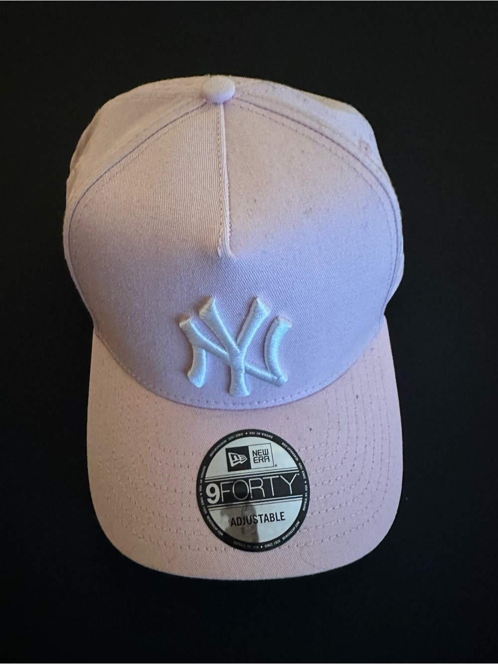 New Era Pink New York Yankees 9FORTY Adjustable Cap 1999 Yankees Patch